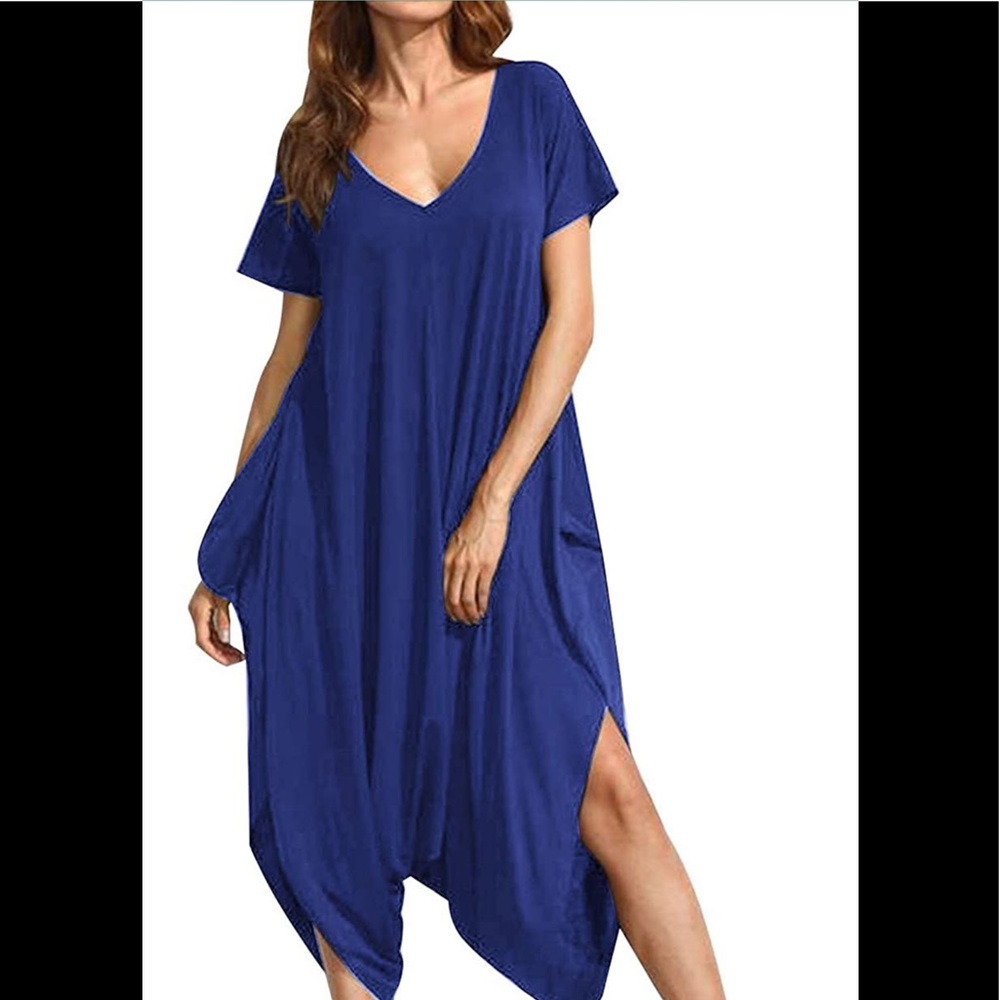 Royal Blue Jumpsuit